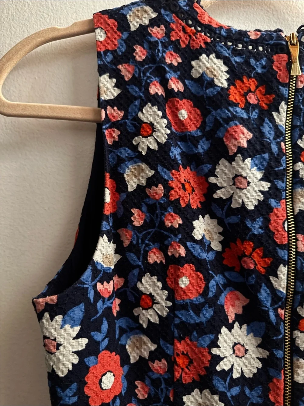 Kate Spade floral print sleeveless dress.